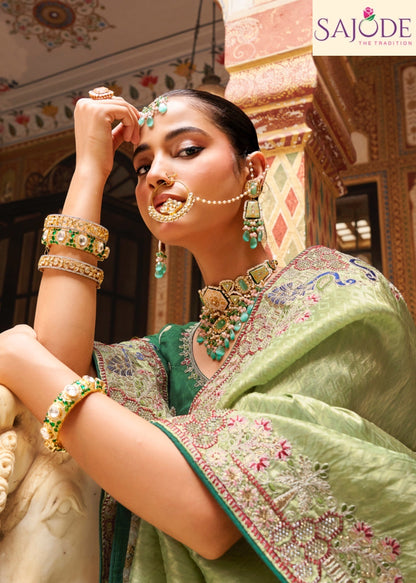 Kalash Sajode Tissue Sarees Exporter Ahmedabad