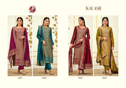 Kalash Vivek Banglori Silk Pant Style Suits Exporter