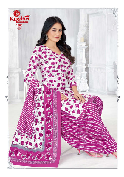 Kalash Vol 16 Kundan Readymade Cotton Patiyala Suits Manufacturer India