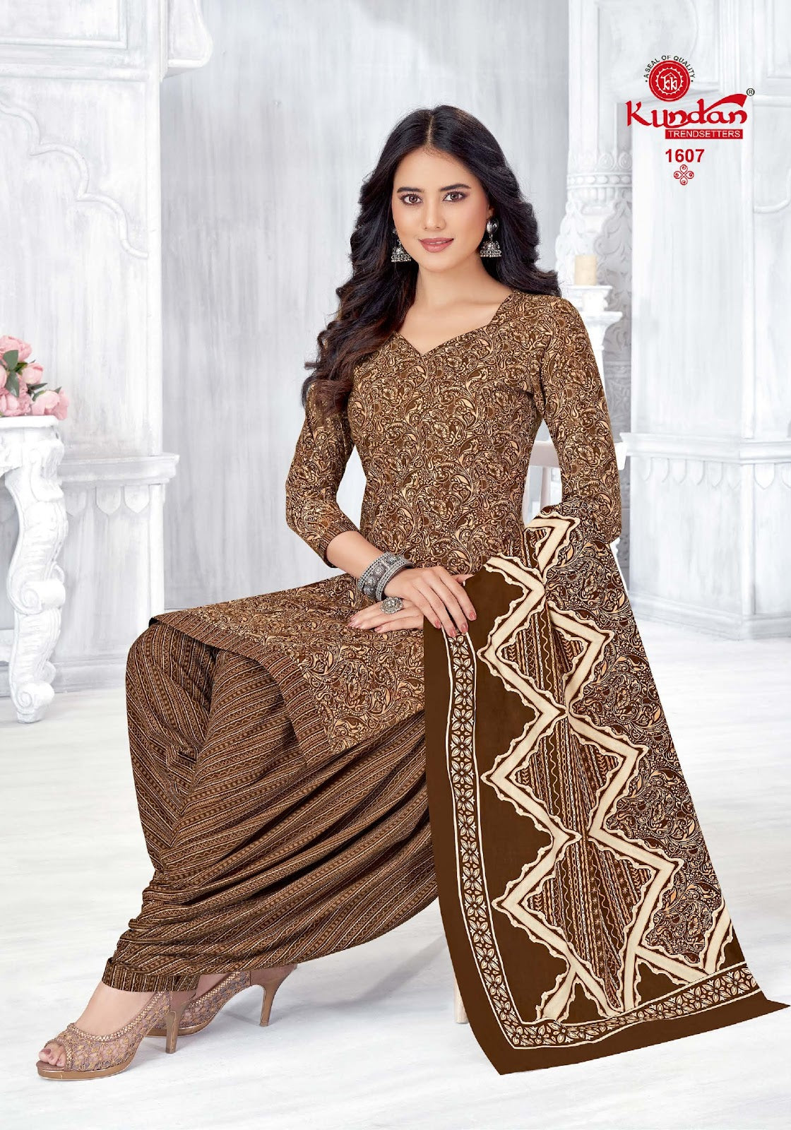 Kalash Vol 16 Kundan Readymade Cotton Patiyala Suits Manufacturer India