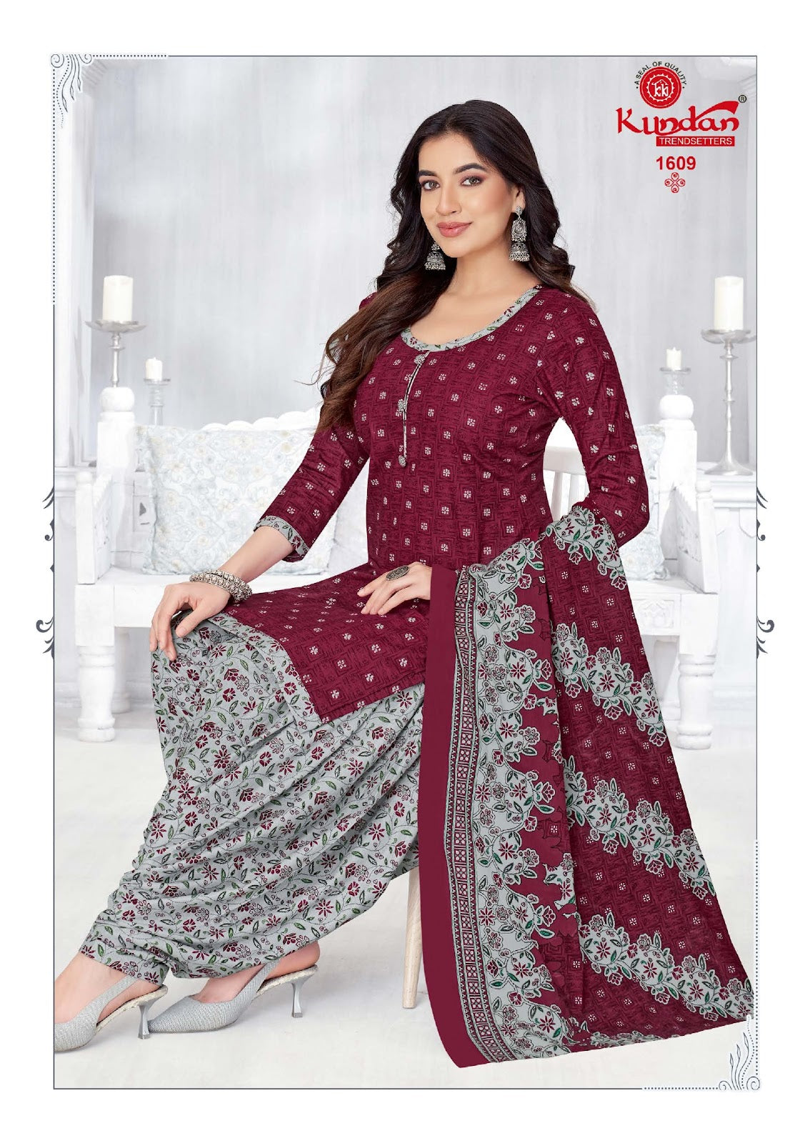 Kalash Vol 16 Kundan Readymade Cotton Patiyala Suits Manufacturer India