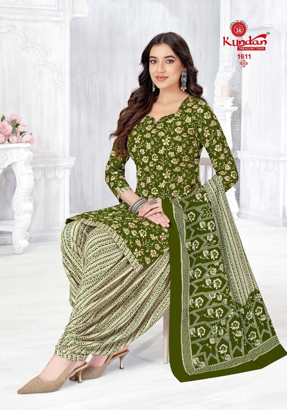 Kalash Vol 16 Kundan Readymade Cotton Patiyala Suits Manufacturer India