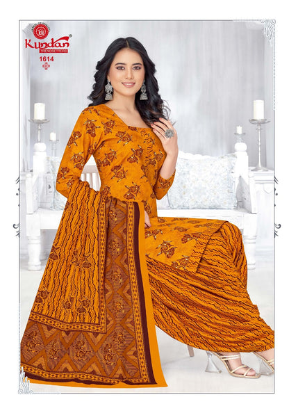 Kalash Vol 16 Kundan Readymade Cotton Patiyala Suits Manufacturer India