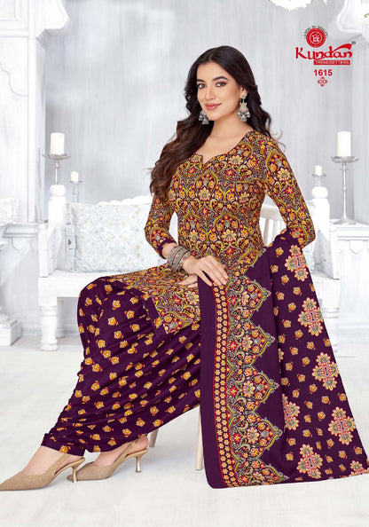 Kalash Vol 16 Kundan Readymade Cotton Patiyala Suits Manufacturer India