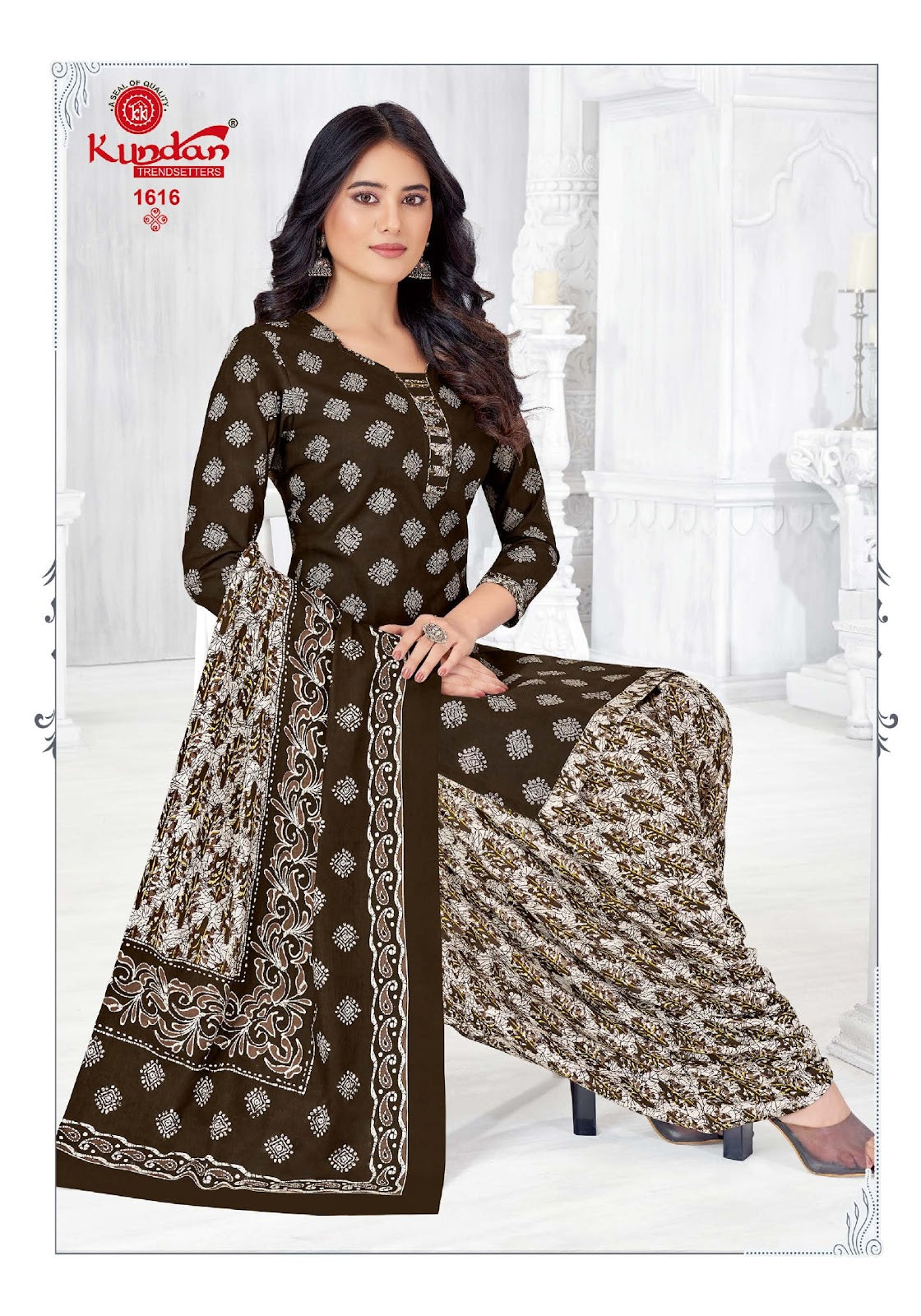 Kalash Vol 16 Kundan Readymade Cotton Patiyala Suits Manufacturer India