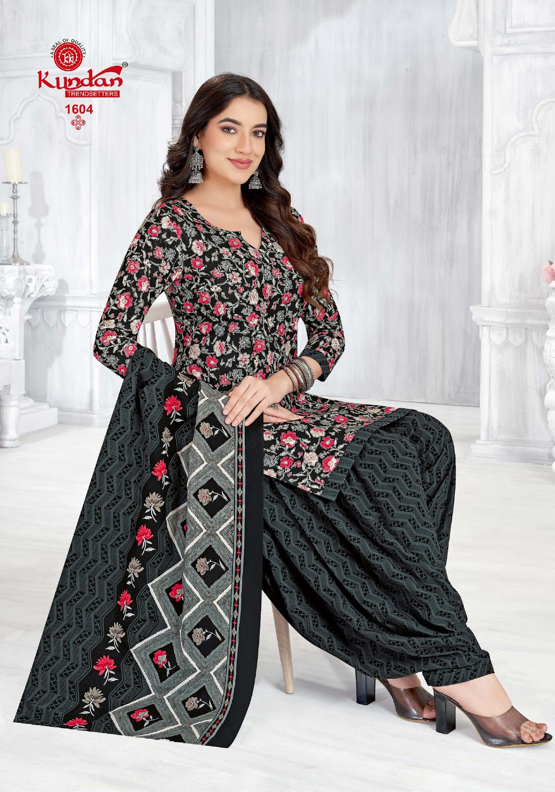 Kalash Vol 16 Kundan Readymade Cotton Patiyala Suits Manufacturer India