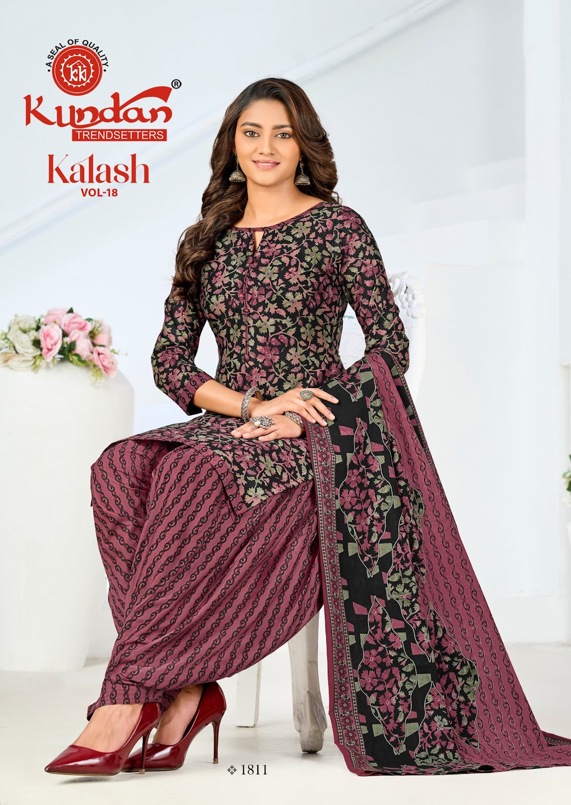 Kalash Vol 18 Kundan Cotton Dress Material Manufacturer