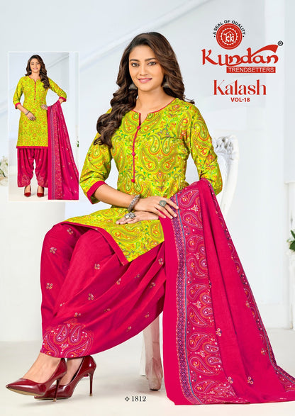 Kalash Vol 18 Kundan Cotton Dress Material Manufacturer