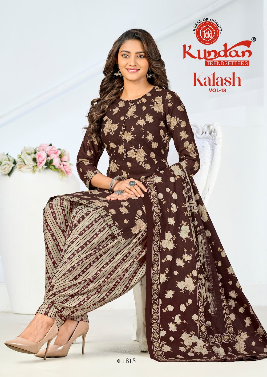 Kalash Vol 18 Kundan Cotton Dress Material Manufacturer