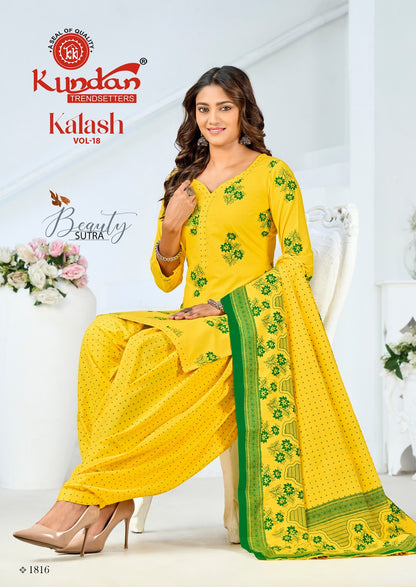 Kalash Vol 18 Kundan Cotton Dress Material Manufacturer