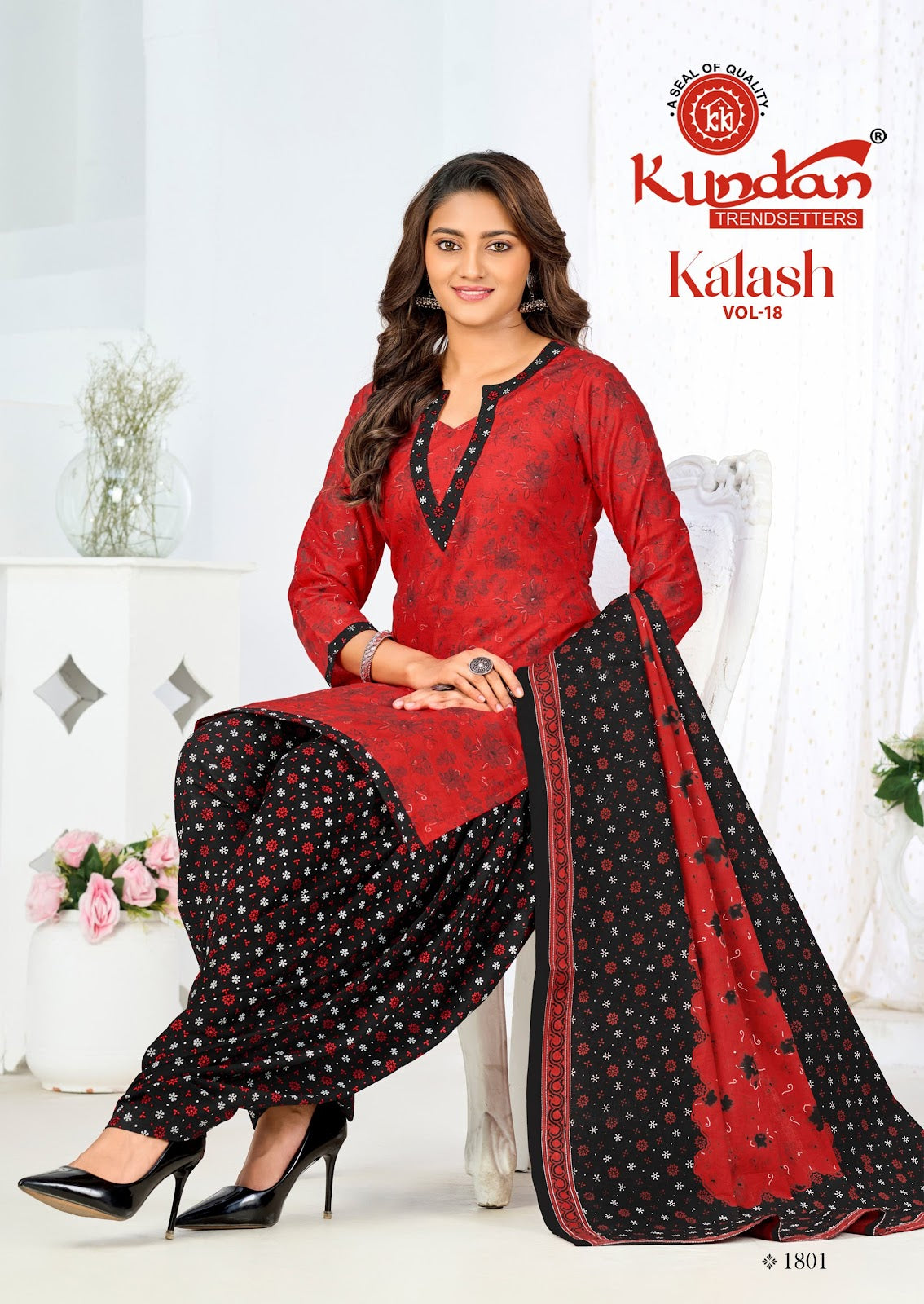 Kalash Vol 18 Kundan Cotton Dress Material Manufacturer