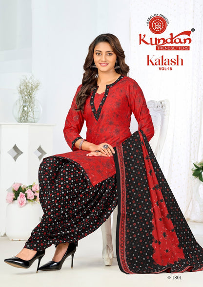 Kalash Vol 18 Kundan Cotton Dress Material Manufacturer