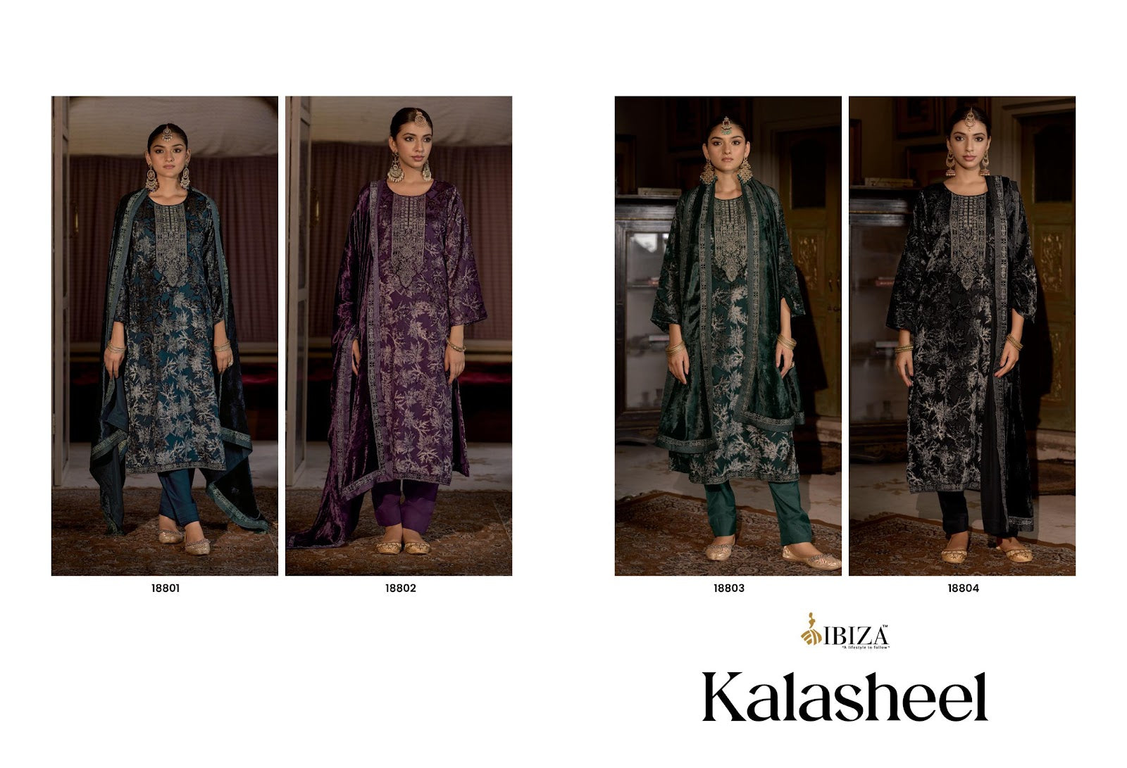 Kalasheel Ibiza Velvet Suits Wholesale