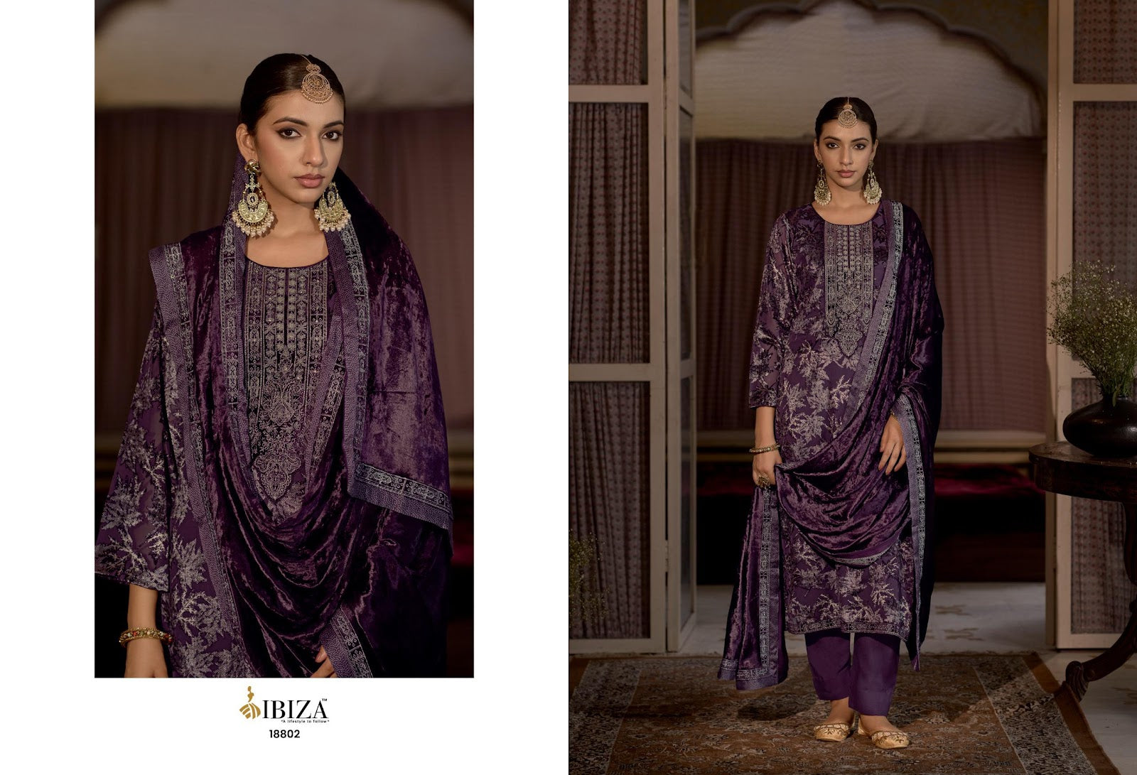 Kalasheel Ibiza Velvet Suits Wholesale