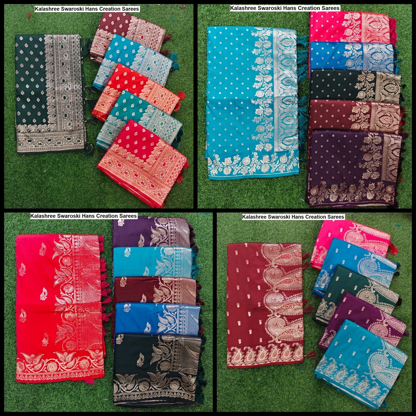 Kalashree Swaroski Hans Creation Sarees Exporter Ahmedabad