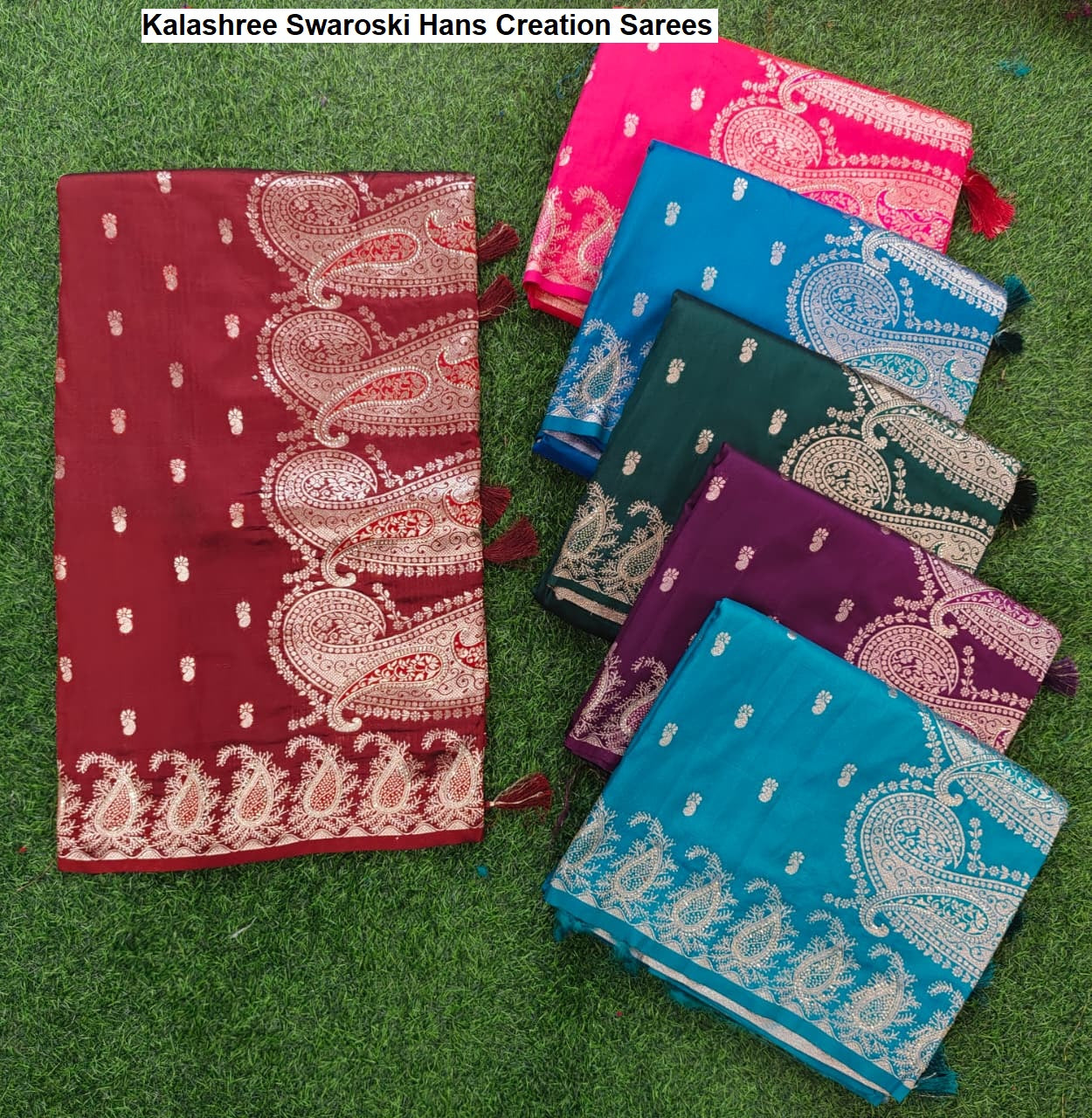 Kalashree Swaroski Hans Creation Sarees Exporter Ahmedabad