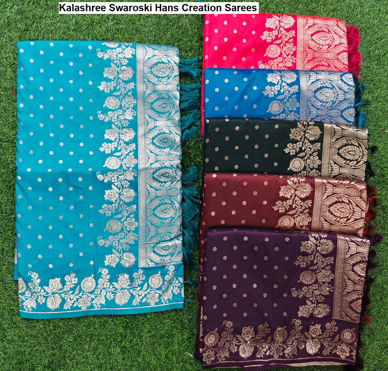 Kalashree Swaroski Hans Creation Sarees Exporter Ahmedabad
