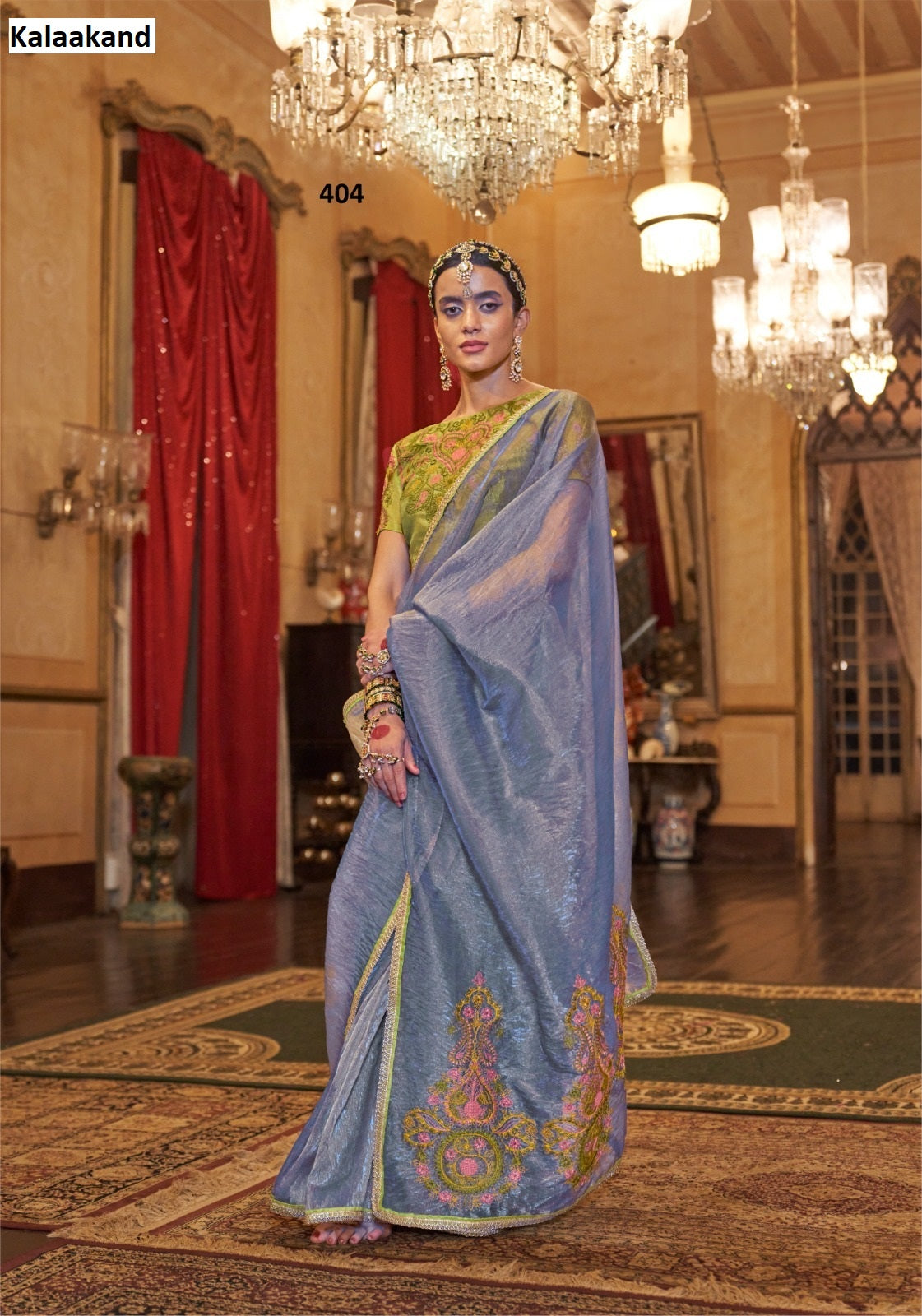 Kalasutra Kalaakand Gold Tissue Sarees Wholesaler Gujarat