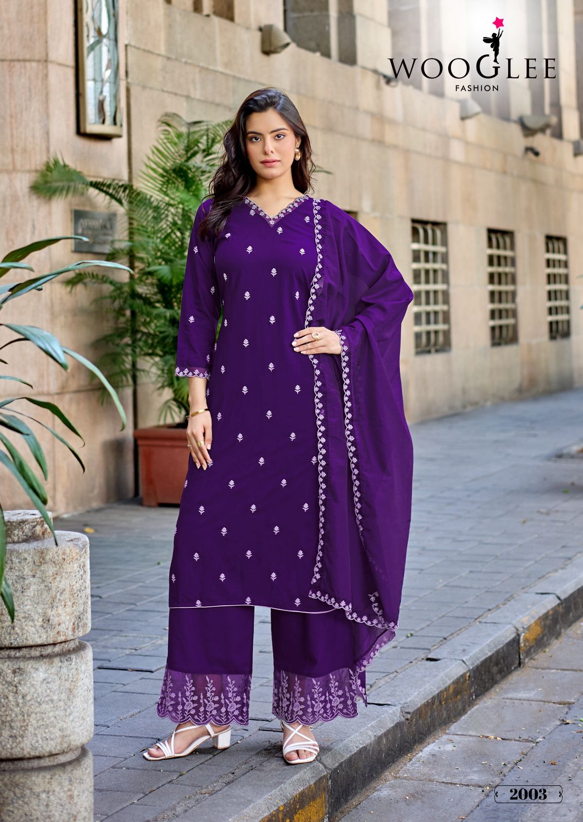 Kalavati Wooglee Rayon Readymade Plazzo Style Suits Manufacturer Ahmedabad