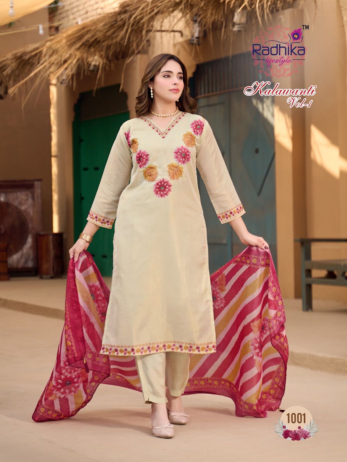 Kalawanti Vol 1 Radhika Lifestyle Silk Readymade Pant Style Suits Exporter India