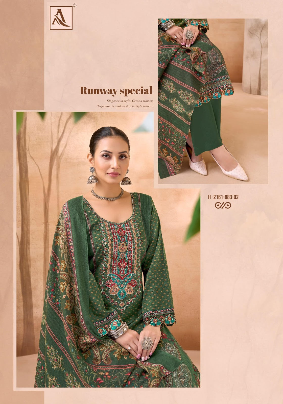 Kalhana Alok Cambric Cotton Karachi Salwar Suits Supplier India
