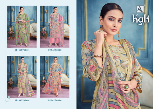 Kali Vol 1 Alok Viscose Simmer Karachi Salwar Suits Manufacturer India
