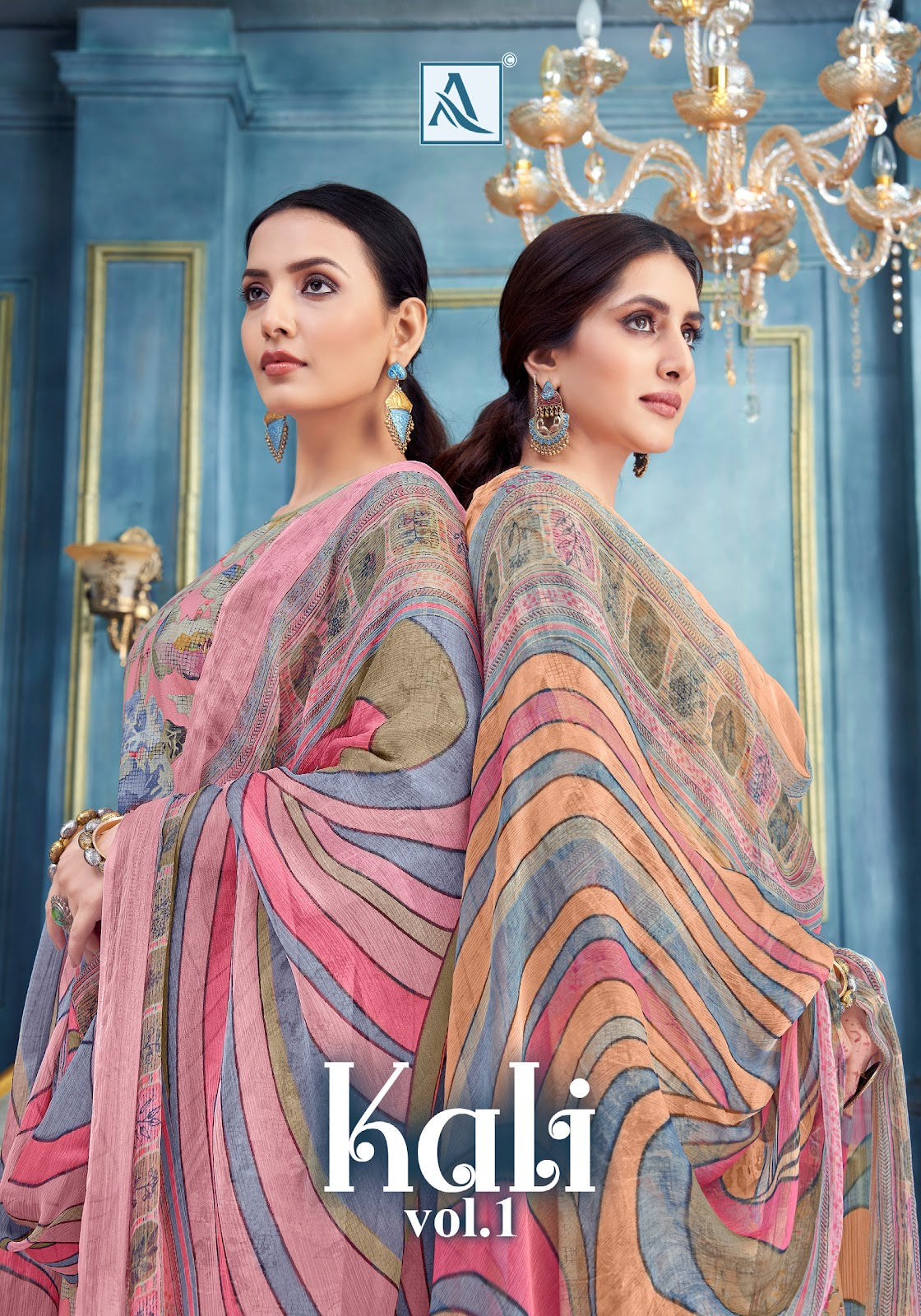 Kali Vol 1 Alok Viscose Simmer Karachi Salwar Suits Manufacturer India