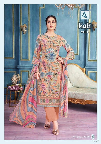 Kali Vol 1 Alok Viscose Simmer Karachi Salwar Suits Manufacturer India