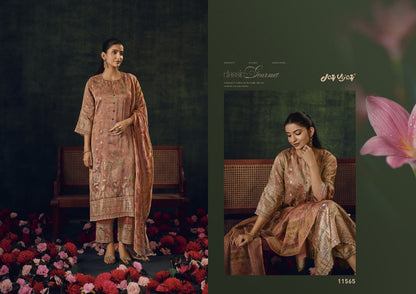Kalika Jay Vijay Tissue Pant Style Suits Supplier India