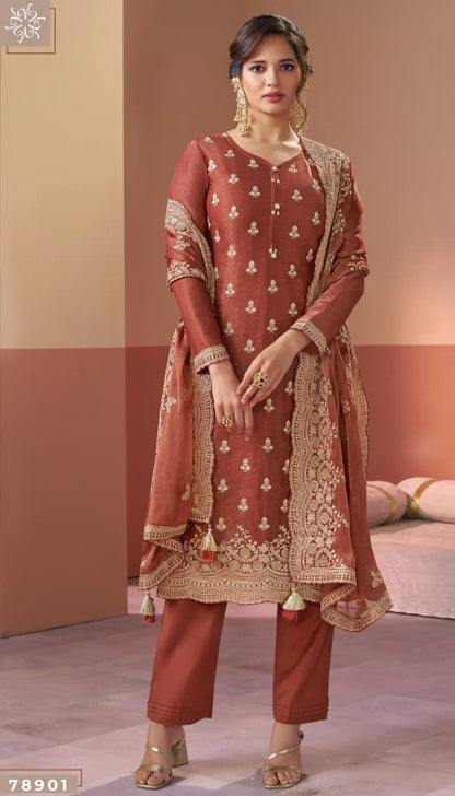 Kalika Kuleesh Vinay Fashion Llp Silk Pant Style Suits Manufacturer