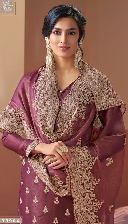 Kalika Kuleesh Vinay Fashion Llp Silk Pant Style Suits Manufacturer