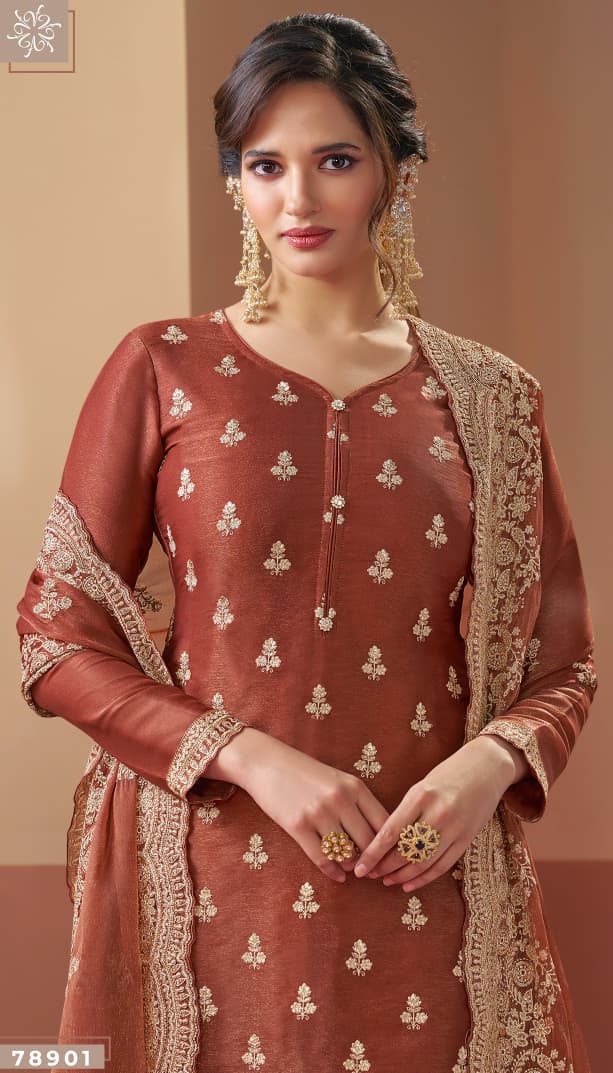 Kalika Kuleesh Vinay Fashion Llp Silk Pant Style Suits Manufacturer