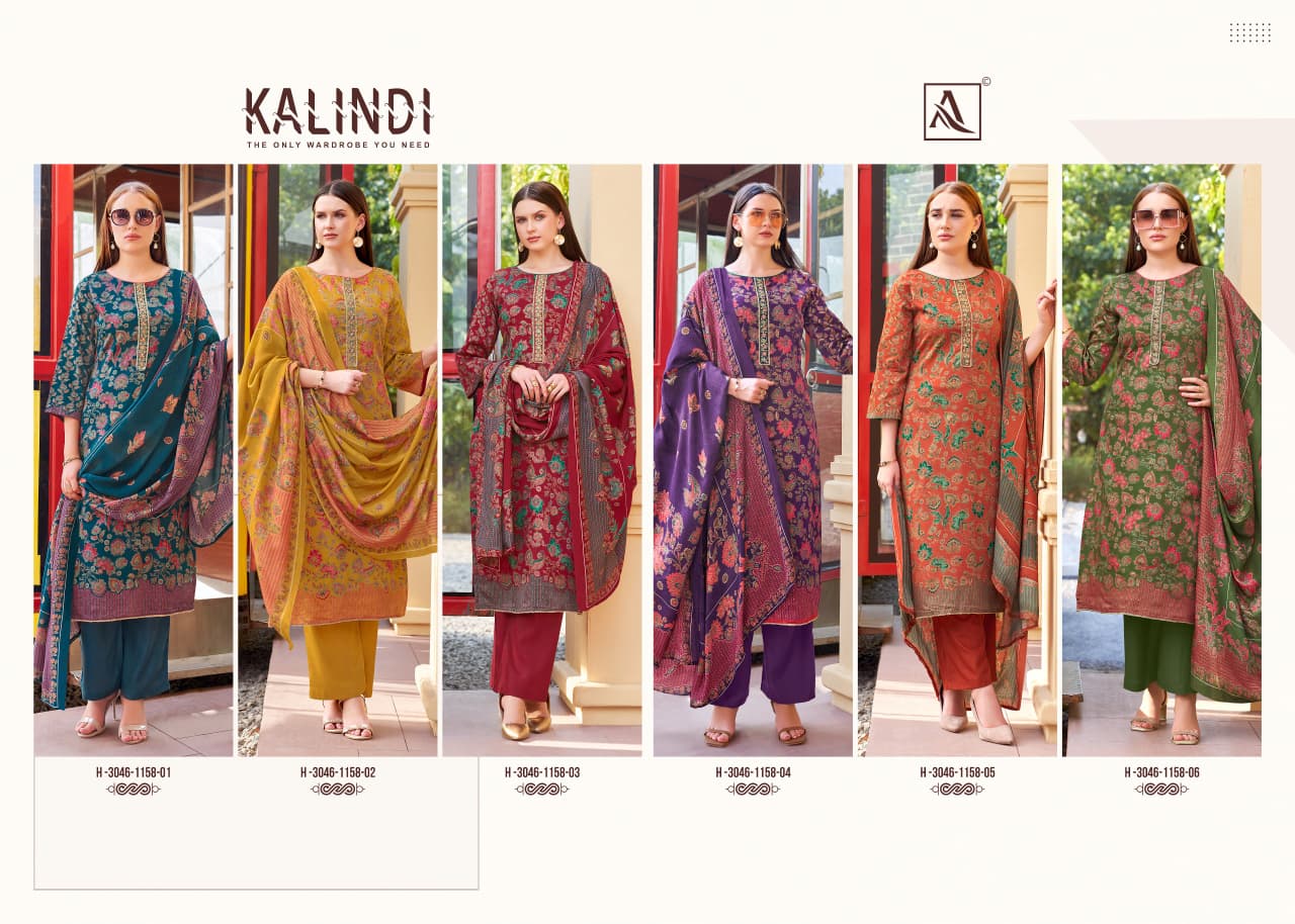 Kalindi Alok Viscose Zam Karachi Salwar Suits Supplier India