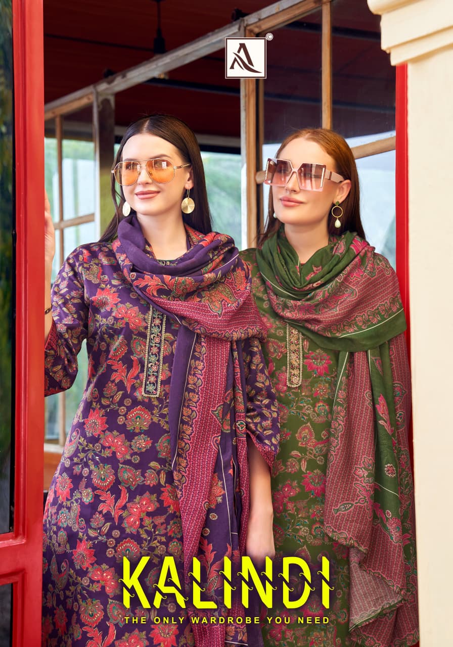 Kalindi Alok Viscose Zam Karachi Salwar Suits Supplier India