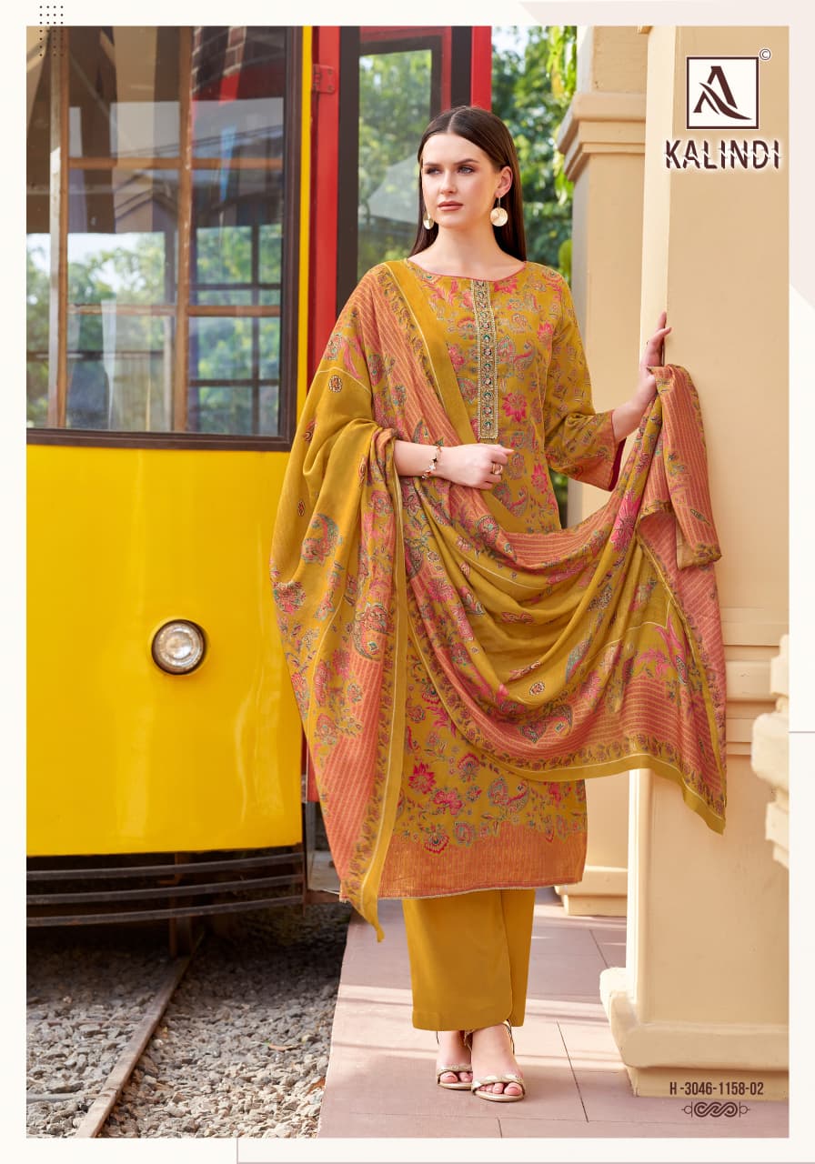 Kalindi Alok Viscose Zam Karachi Salwar Suits Supplier India