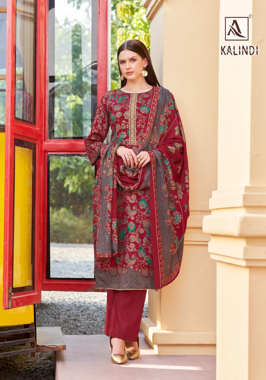 Kalindi Alok Viscose Zam Karachi Salwar Suits Supplier India