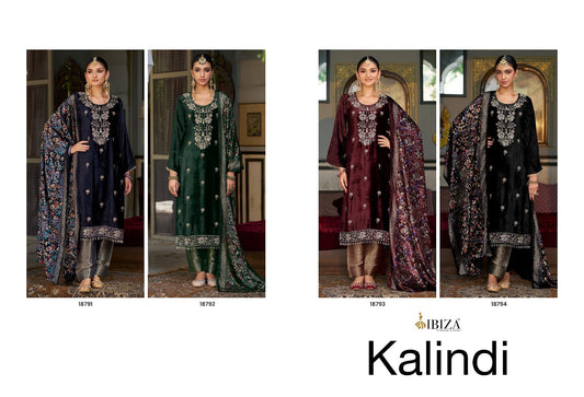 Kalindi Ibiza Pure Viscose Velvet Suits Wholesaler Gujarat