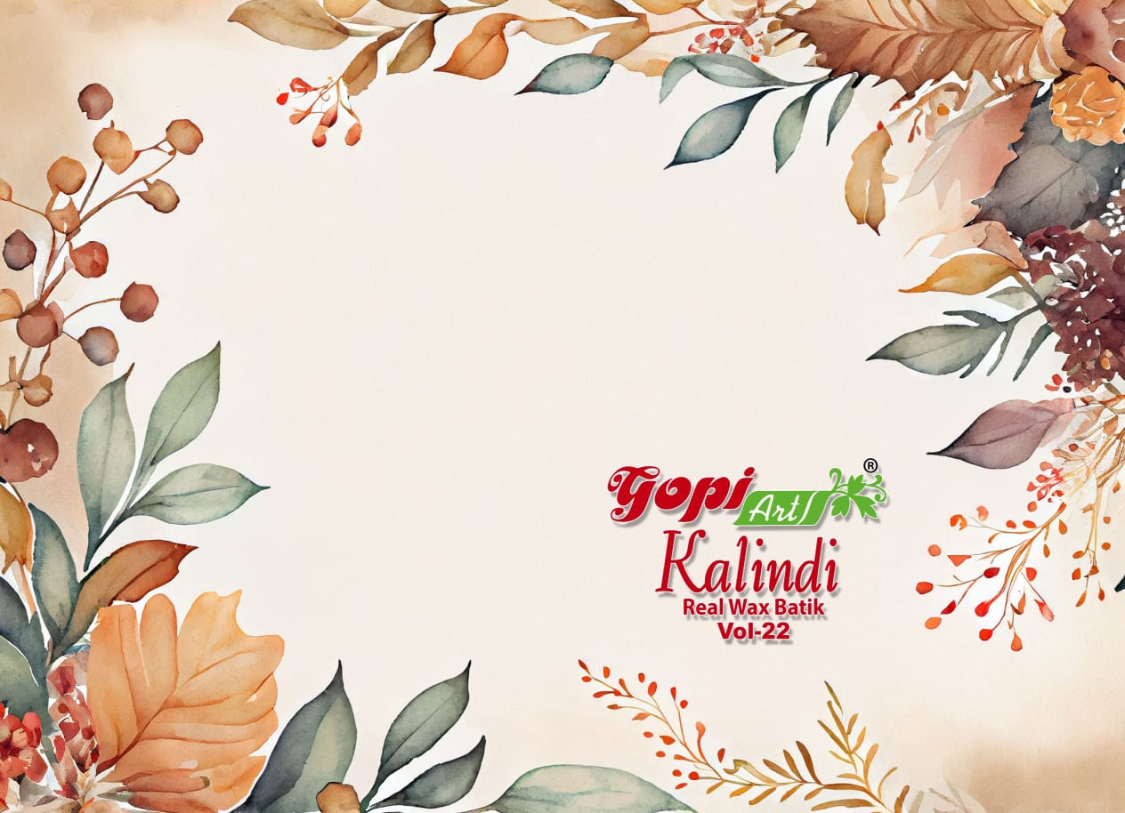 Kalindi Vol 22 Gopi Art Wax Batik Pant Style Suits Exporter Ahmedabad