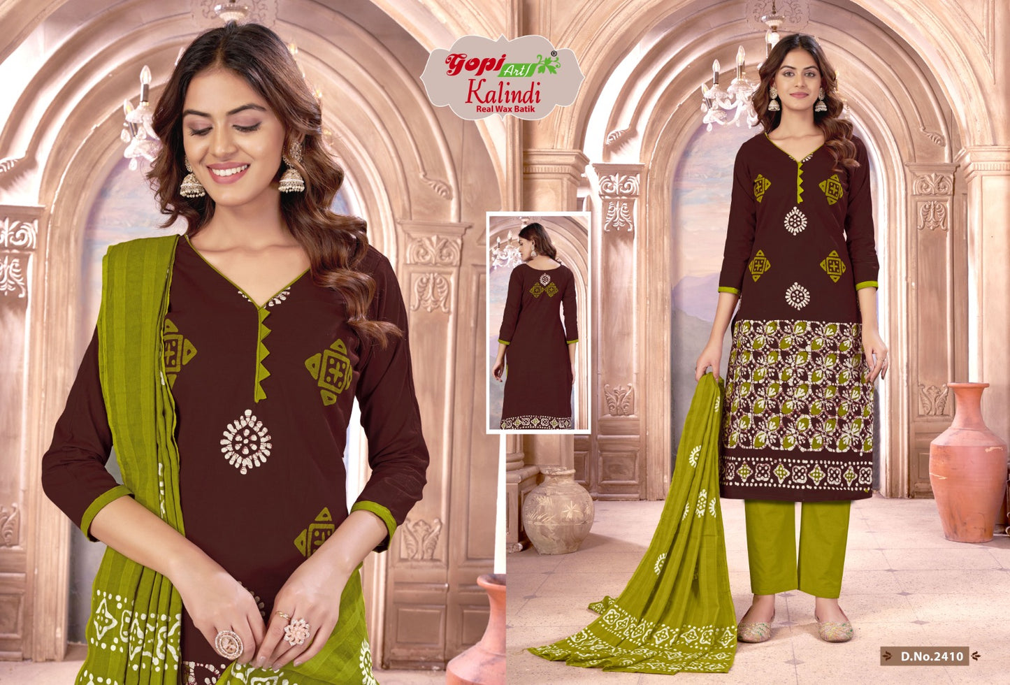 Kalindi Vol 24 Gopi Art Cotton Pant Style Suits Supplier Gujarat