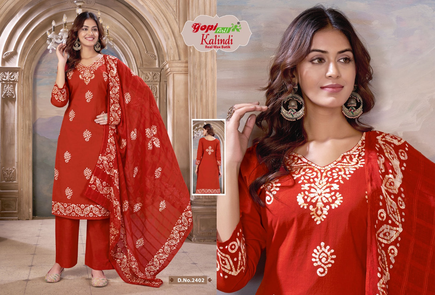 Kalindi Vol 24 Gopi Art Cotton Pant Style Suits Supplier Gujarat