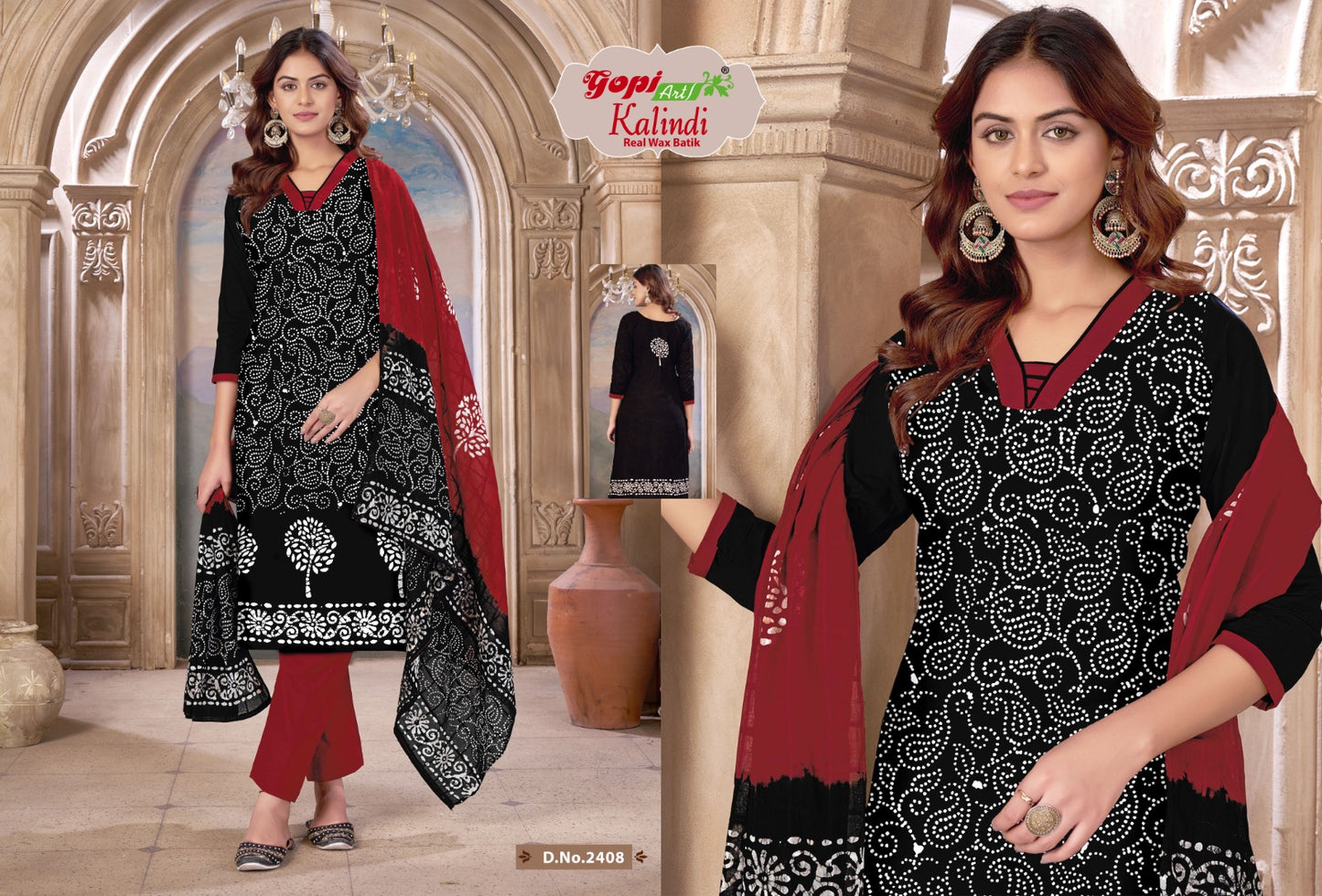 Kalindi Vol 24 Gopi Art Cotton Pant Style Suits Supplier Gujarat