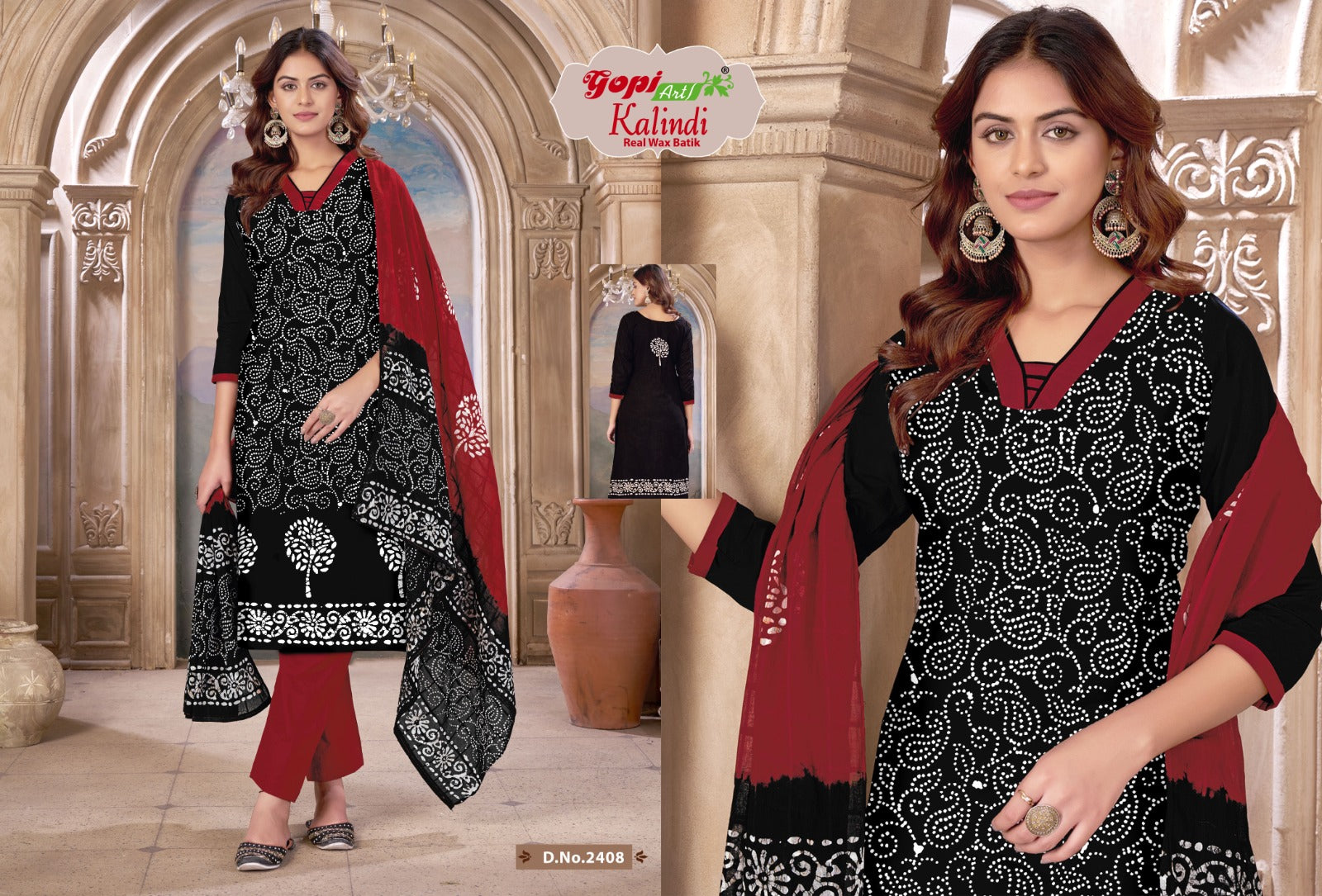 Kalindi Vol 24 Gopi Art Cotton Pant Style Suits Supplier Gujarat