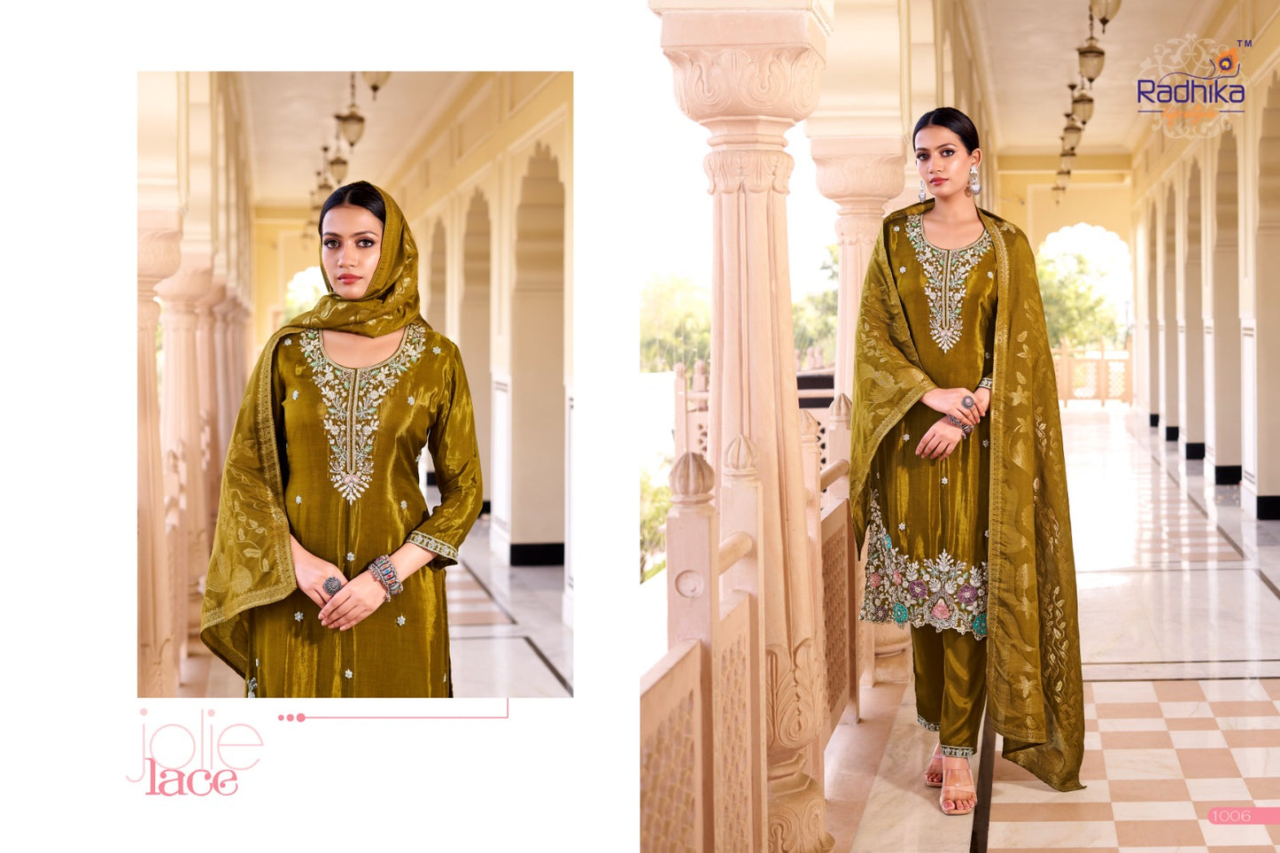 Kalini Vol 1 Radhika Lifestyle Silk Readymade Pant Style Suits Exporter India