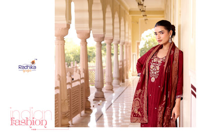 Kalini Vol 1 Radhika Lifestyle Silk Readymade Pant Style Suits Exporter India