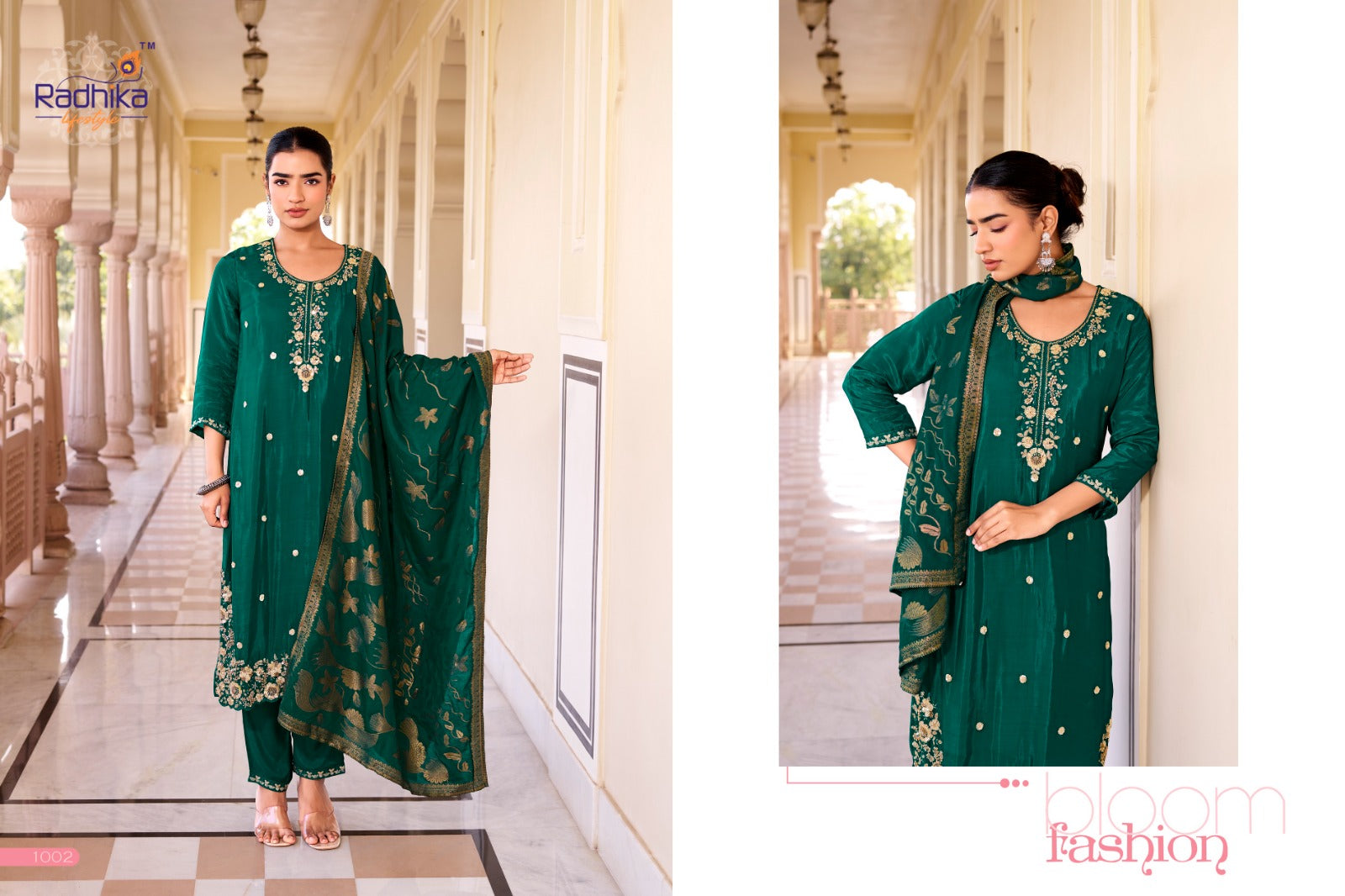 Kalini Vol 1 Radhika Lifestyle Silk Readymade Pant Style Suits Exporter India
