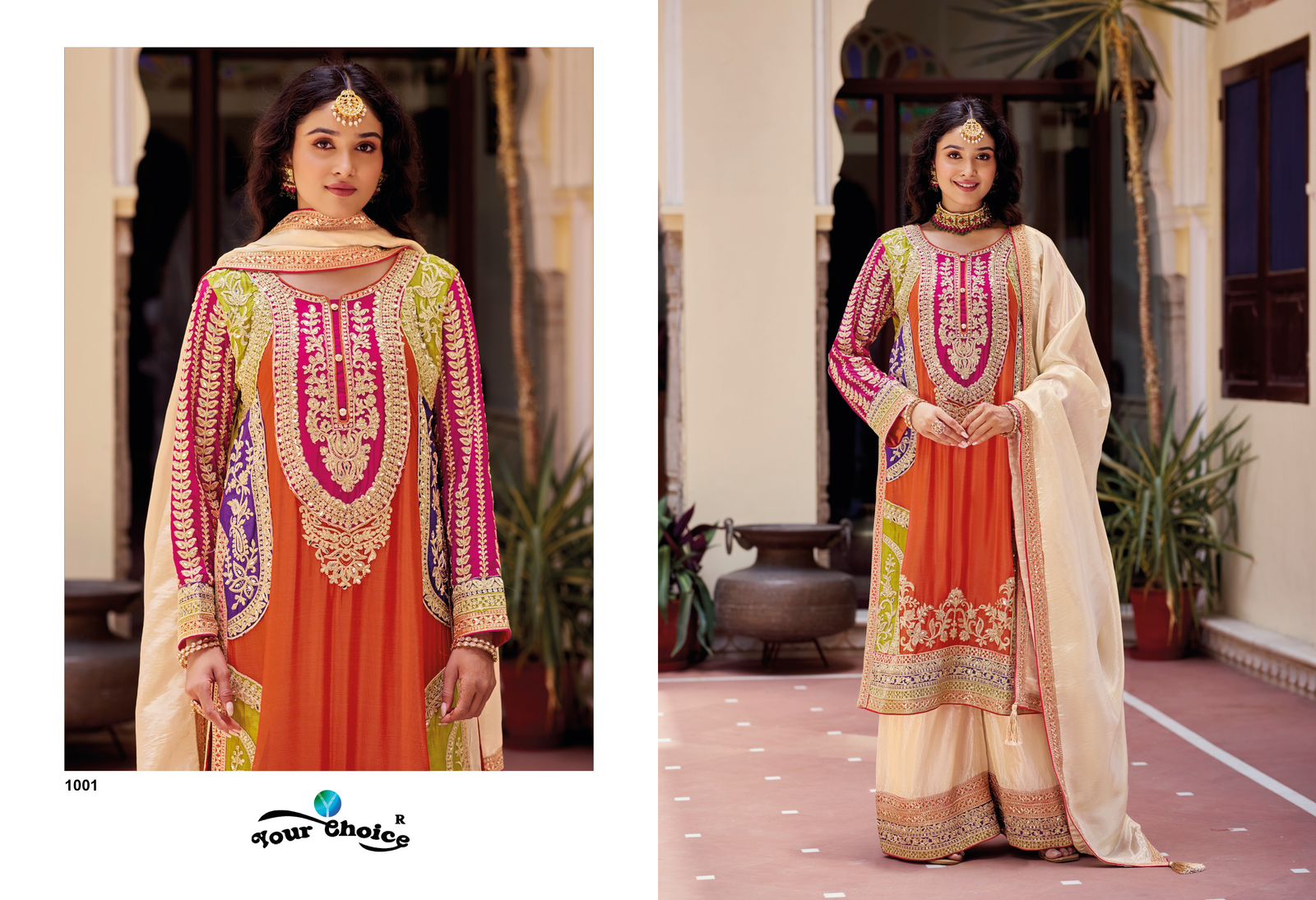 Kalkee Your Choice Chinon Pakistani Readymade Suits Manufacturer Ahmedabad