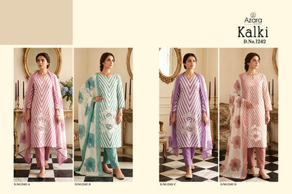 Kalki 1242 Radhika Fashion Azara Jam Cotton Karachi Salwar Suits Exporter