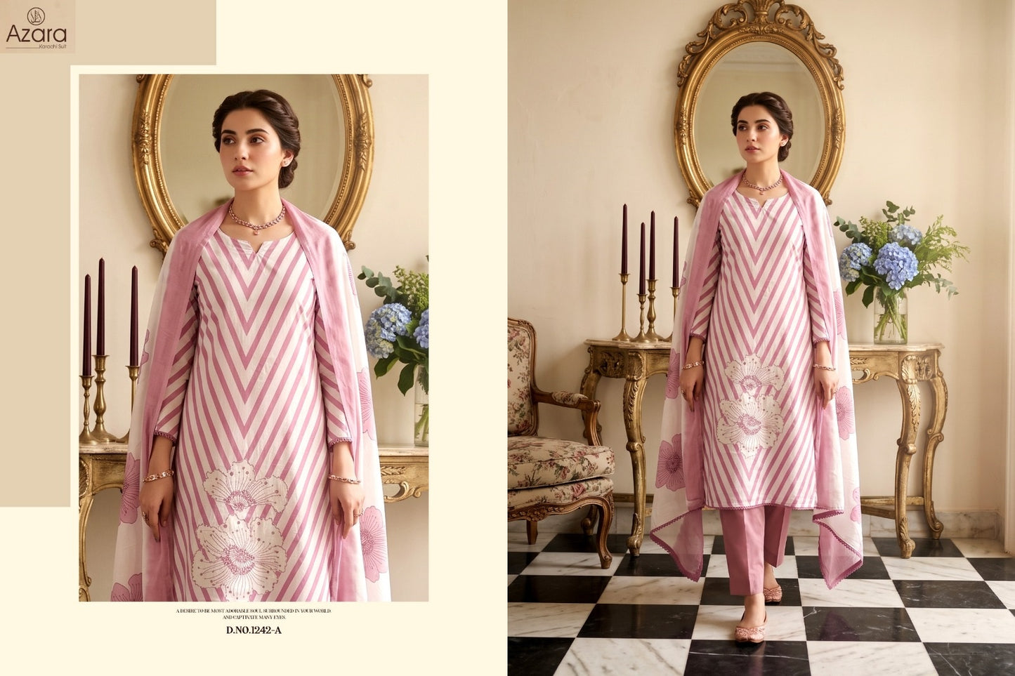Kalki 1242 Radhika Fashion Azara Jam Cotton Karachi Salwar Suits Exporter