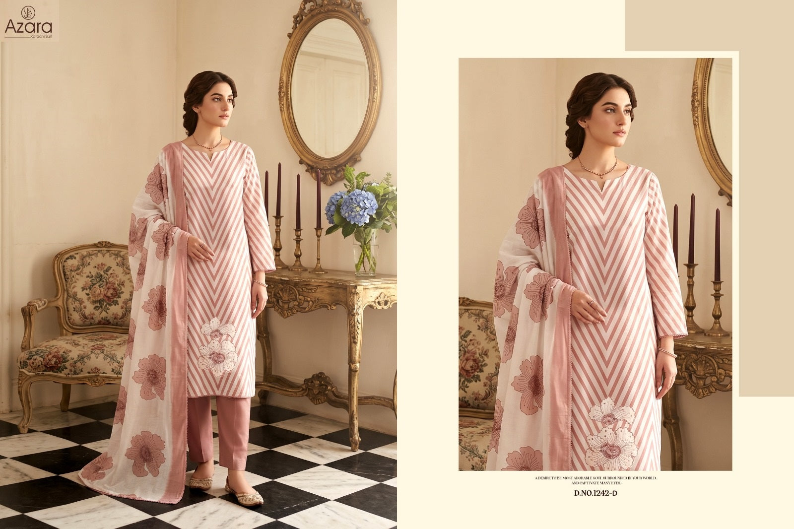 Kalki 1242 Radhika Fashion Azara Jam Cotton Karachi Salwar Suits Exporter