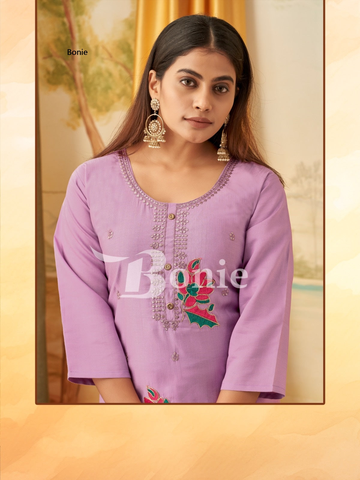 Kalki Bonie Vertigan Knee Length Kurtis Exporter Gujarat